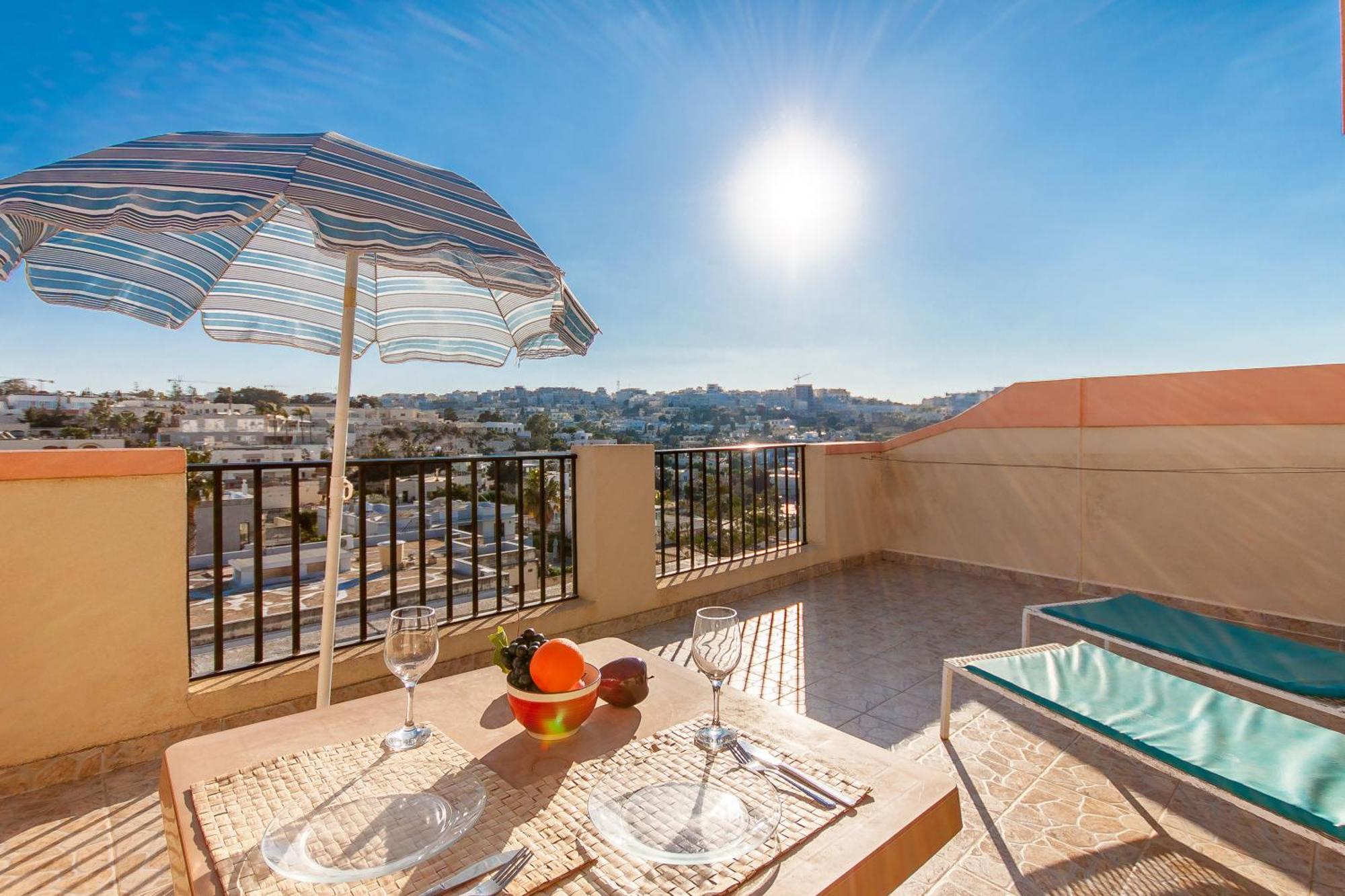 Pool & Sea Merill Apartments Mellieħa Zimmer foto