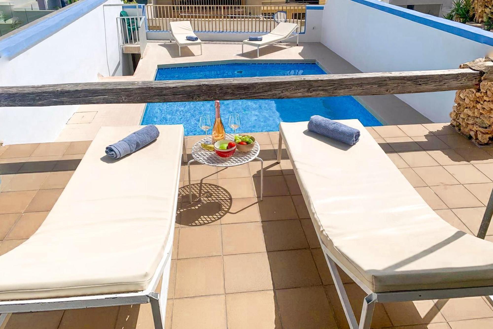 Pool & Sea Merill Apartments Mellieħa Exterior foto
